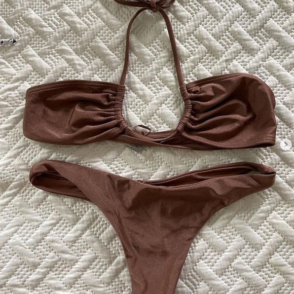 Glassons Swim Glassons Bronze Thong Bikini Poshmark